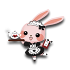 粉色兔女仆挂饰 缩略图