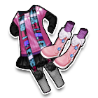 粉雪俏丽套裙 缩略图