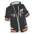 黑色休闲拉链衫 缩略图