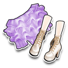 紫色倾城下装 缩略图