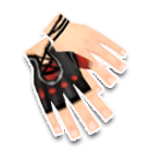 烈艳红唇黑皮手套 缩略图