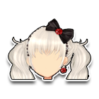 银色俏丽双辫 缩略图