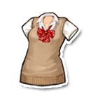 蝴蝶结背心两件套 缩略图