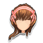 淡粉细丝发饰 缩略图