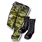 休闲迷彩裤配军靴 缩略图