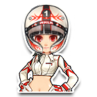 新款白色赛车服套装 缩略图