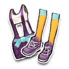 紫色背带套装 缩略图