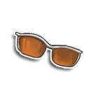 金属吊框怀旧褐色镜 缩略图