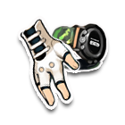 系带手套配时尚手表 缩略图