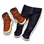 棕色羊皮毛短靴 缩略图