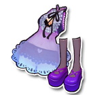 紫色魅惑吊带裙 缩略图