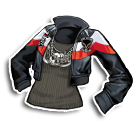 黑色时尚赛车服上装 缩略图