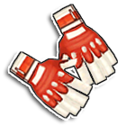 新款白色赛车手专业手套 缩略图