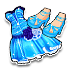 宝石蓝派对公主服饰 缩略图