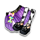 蝴蝶结纱裙配打底裤 缩略图