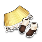 金色梦幻蝉翼纱裙 缩略图