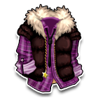 紫褐色羽绒上装 缩略图