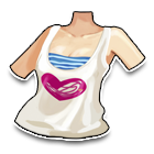 红心清爽上装 缩略图