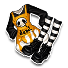 橙色性感套裙 缩略图