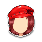 火红帽子发饰 缩略图