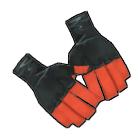 黑色时尚女式赛车手套 缩略图