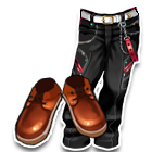 黑色宽松长裤 缩略图