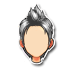 银白色个性短发 缩略图