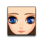 蓝眼灵动脸 缩略图
