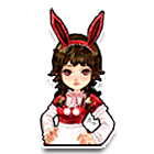 红色兔耳套装 缩略图