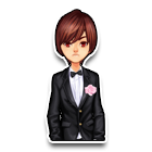 黑白修身西装 缩略图