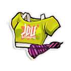 绿色半身吊带上装 缩略图