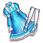 翎羽幽蓝礼服 缩略图