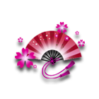 樱花折扇挂饰 缩略图