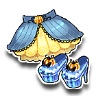 灰姑娘公主裙配水晶鞋 缩略图