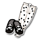 斑点长裤配熊猫绒鞋 缩略图