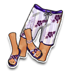 沙滩花短裤 缩略图