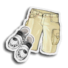 双口袋休闲裤 缩略图