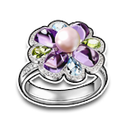 炫紫凝珠戒指 缩略图