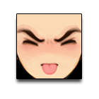 淘气吐舌表情 缩略图