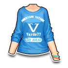 浅蓝v字气质上装 缩略图