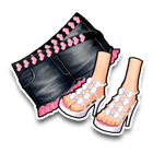 甜美粉色动画下装 缩略图