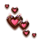 巧克力心轮胎印 缩略图