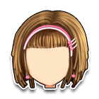 小粉彩带发饰 缩略图