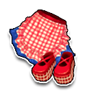 小红帽格子围裙 缩略图