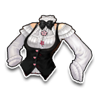 女式修身黑马甲 缩略图