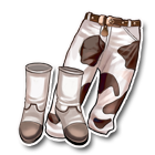 奶牛长裤配个性短靴 缩略图