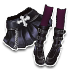 黑色十字信徒短裙 缩略图