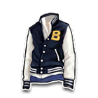 蓝白魅力夹克 缩略图