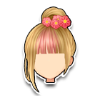 休闲红梅发饰 缩略图