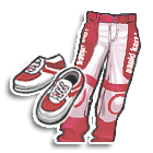 红色赛车服下装 缩略图